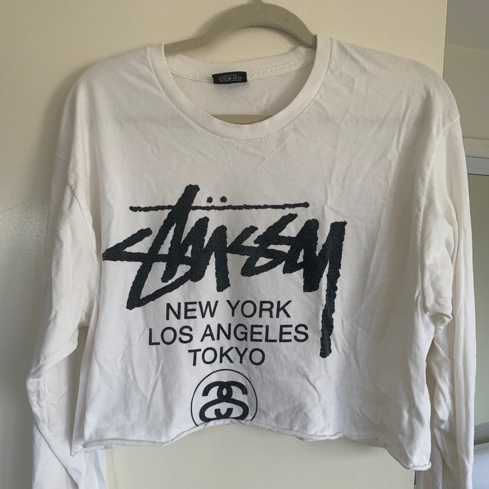 Stussy longsleeve crop
